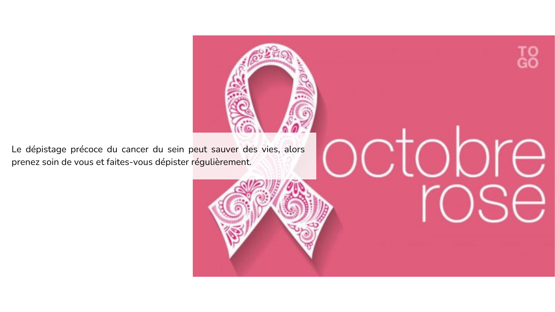 Conseil - Octobre Rose - Pharmacie sous l'Église